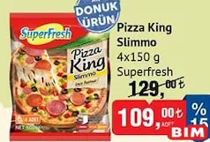 SUPERFRESH  PİZZA KİNG SLİMMO 4X150 G